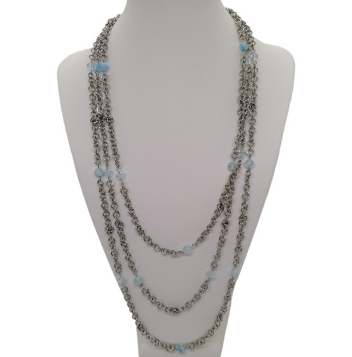 Sautoir Rivière bleue | EMPREINTES Paris - EMPREINTES Paris