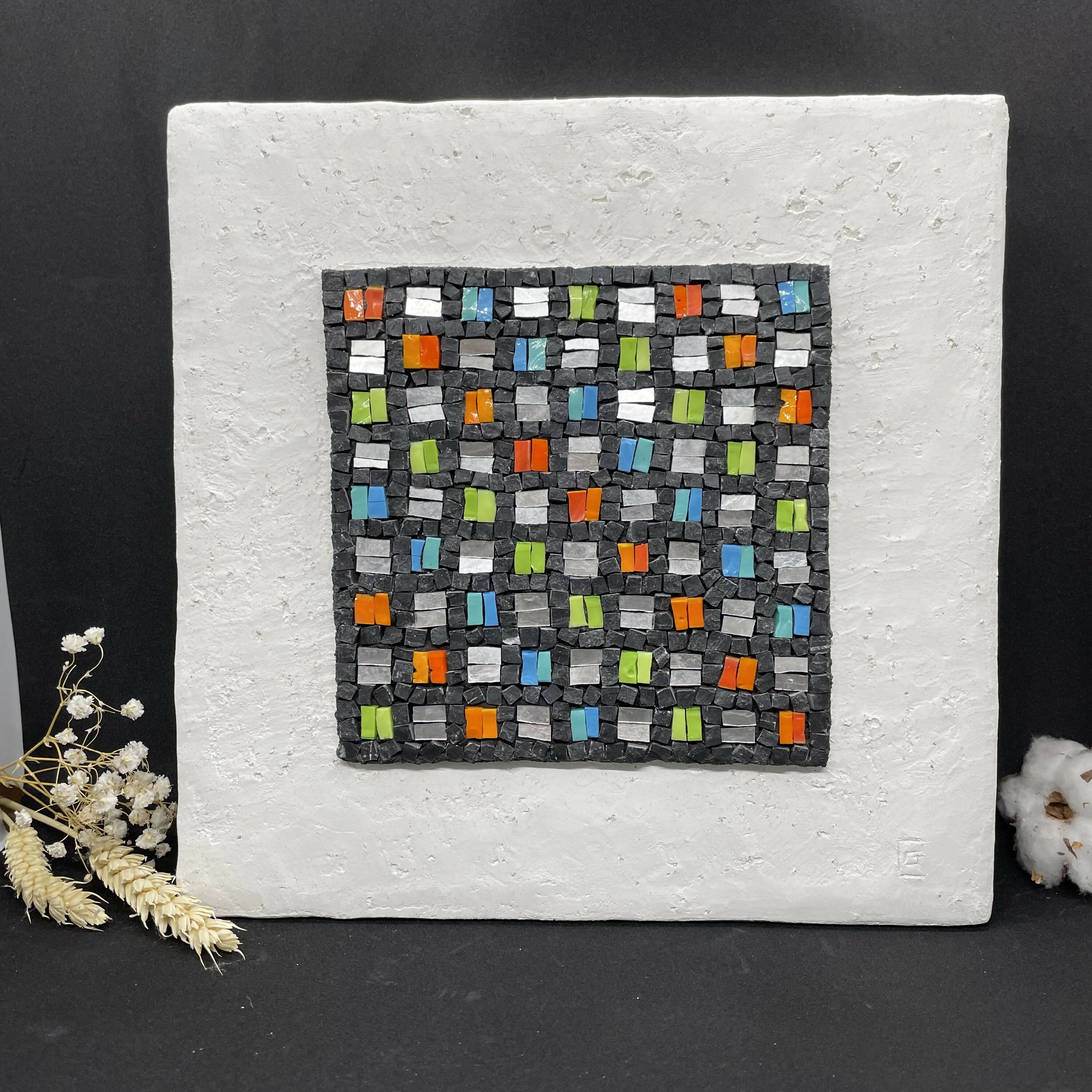 Tableau mosaïque Canestro | EMPREINTES Paris