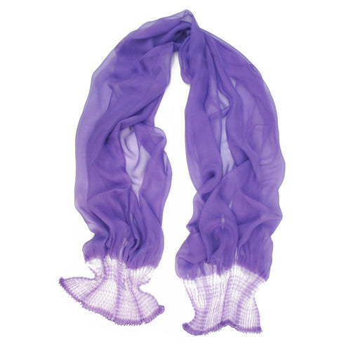 Écharpe plissée mousseline de soie Coplicot | EMPREINTES Paris - EMPREINTES Paris