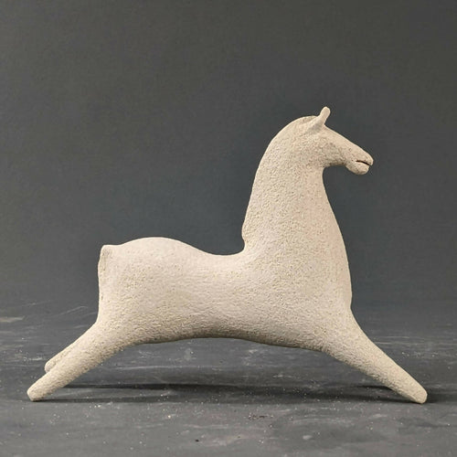 Sculpture Murale Mini Cheval Beige Clair | EMPREINTES Paris - EMPREINTES Paris
