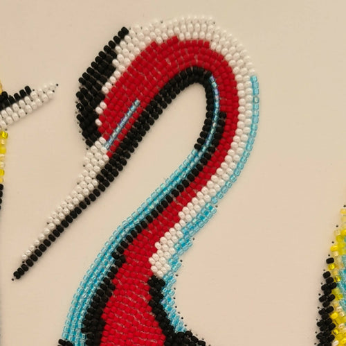 Tableau perlé Les Postures | EMPREINTES Paris - EMPREINTES Paris