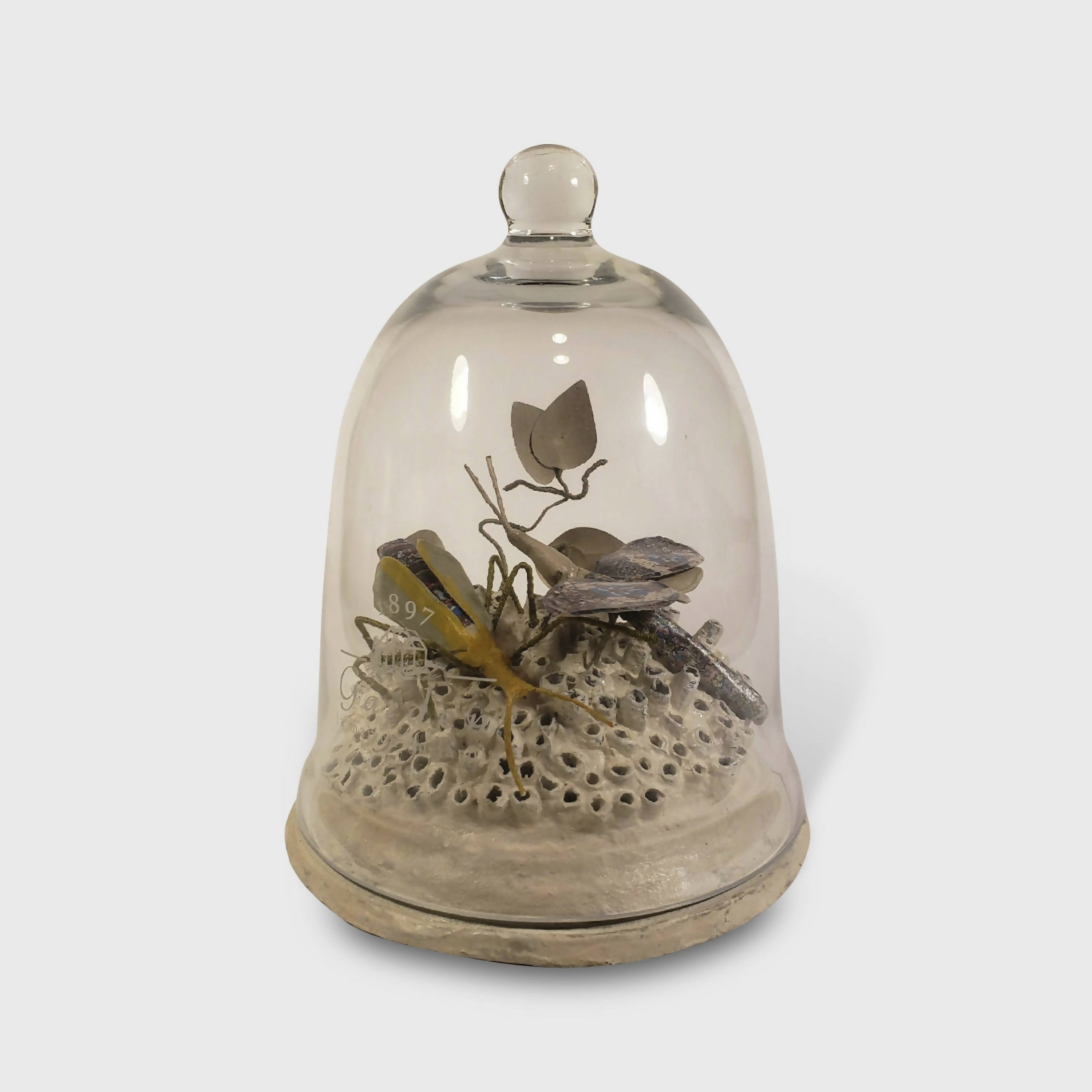 Sculpture en papier Jardin sous cloche | EMPREINTES Paris