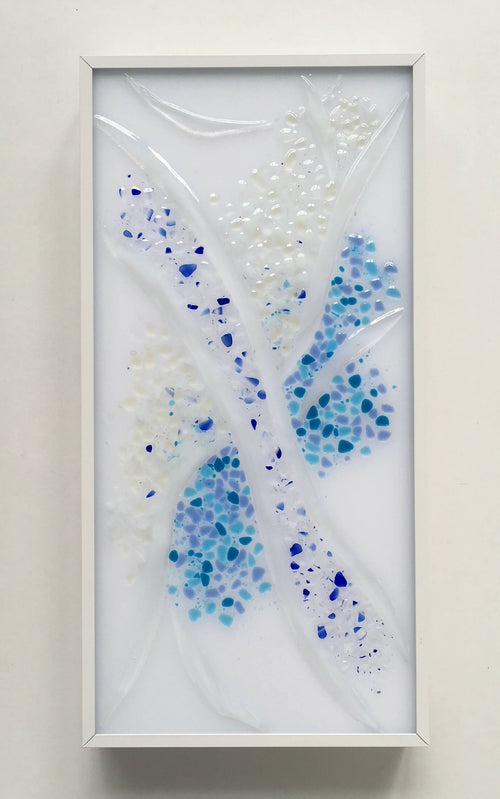 Applique rectangulaire - Feu d’artifice bleu | EMPREINTES Paris - EMPREINTES Paris