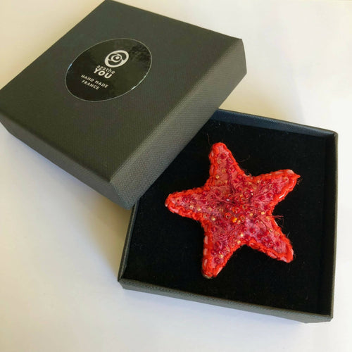 Broche Etoile rouge | EMPREINTES Paris - EMPREINTES Paris
