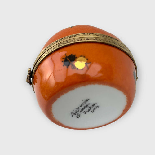 Pomme à musique orange et oiseau romantique brun | EMPREINTES Paris - EMPREINTES Paris