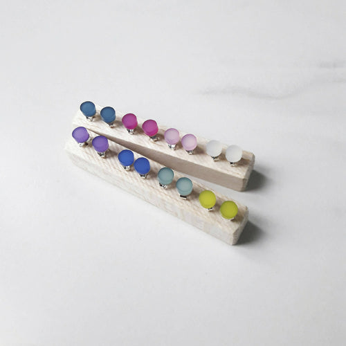 Boucles d'oreilles Couleur 6 mm | EMPREINTES Paris - EMPREINTES Paris