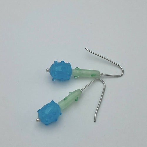 Boucles d'oreilles fruits bleus et tiges | EMPREINTES Paris - EMPREINTES Paris