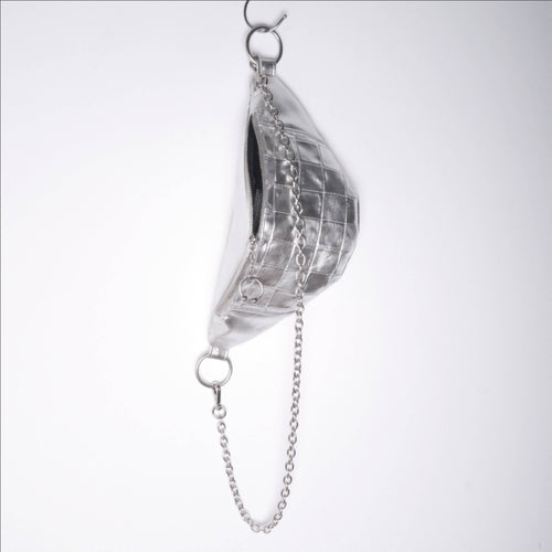 Sac banane - damier argent | EMPREINTES Paris - EMPREINTES Paris