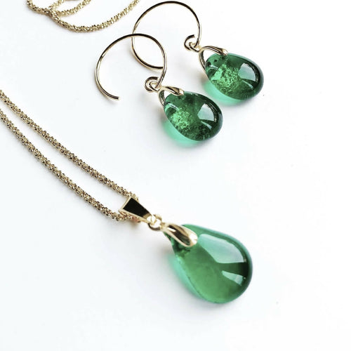 Parure Perle émeraude | EMPREINTES Paris - EMPREINTES Paris