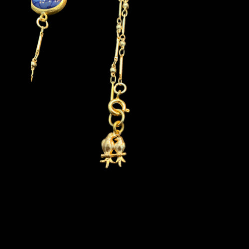 hirondelle, oiseau, printemps, bijou symbolique, ethnique, romantique, chic bohème, amoureux, collier pour femme, art déco, art nouveau, idées cadeaux pour elle, saint Valentin, piece unique, sautoir, pierre semi-precieuse, pate de verre, cristal | EMPREINTES Paris - EMPREINTES Paris