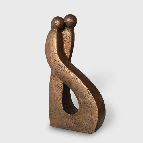 Sculpture couple en argile L'attente | EMPREINTES Paris - EMPREINTES Paris