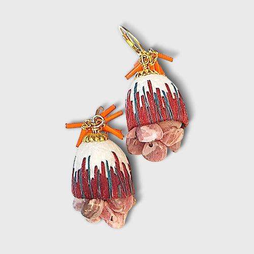 Boucles d'oreilles Cocoon marron | EMPREINTES Paris - EMPREINTES Paris