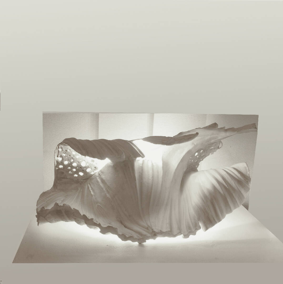 Applique- sculpture Lumineuse 3 | EMPREINTES Paris