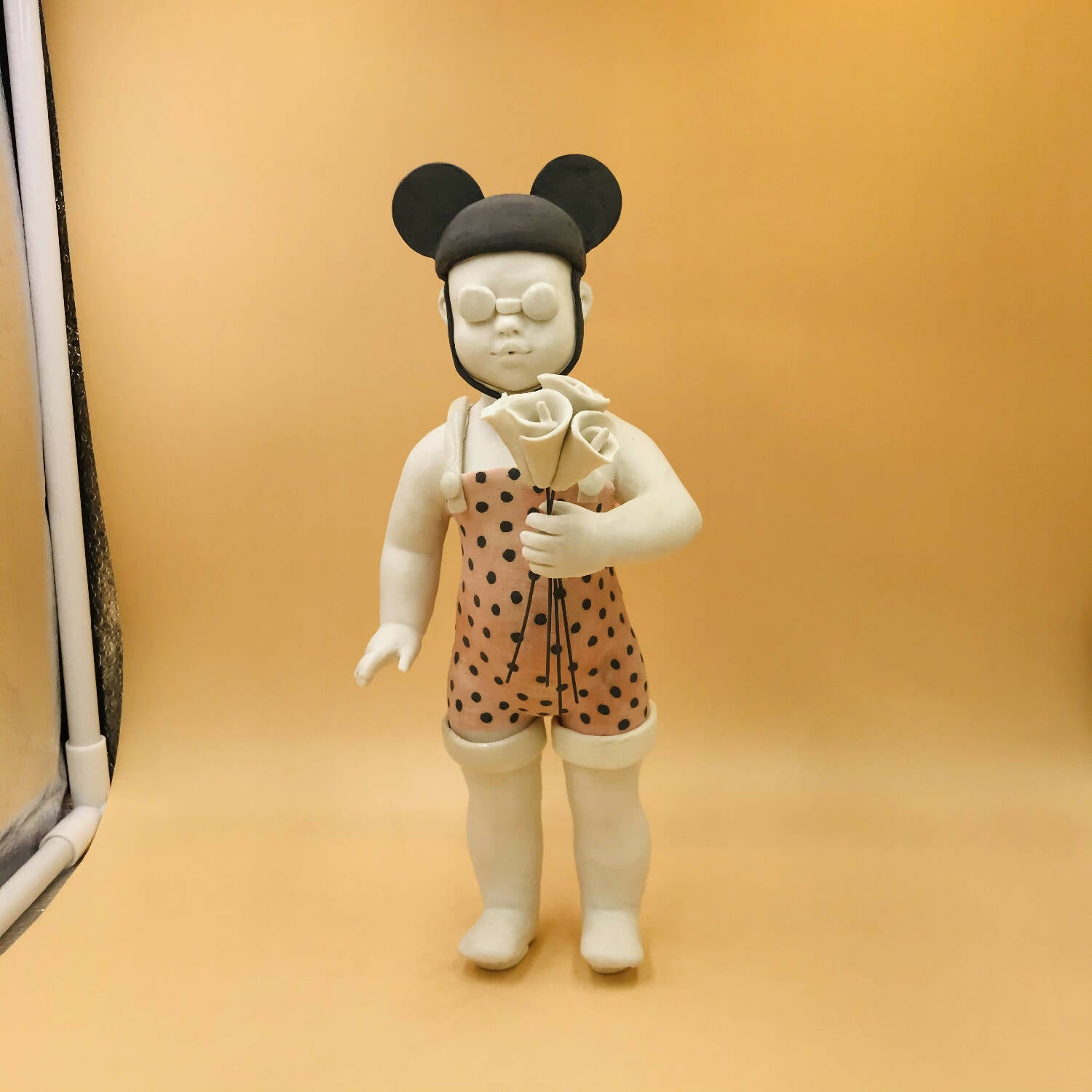 Sculpture APOO Debout, Rose aux Fleurs | EMPREINTES Paris