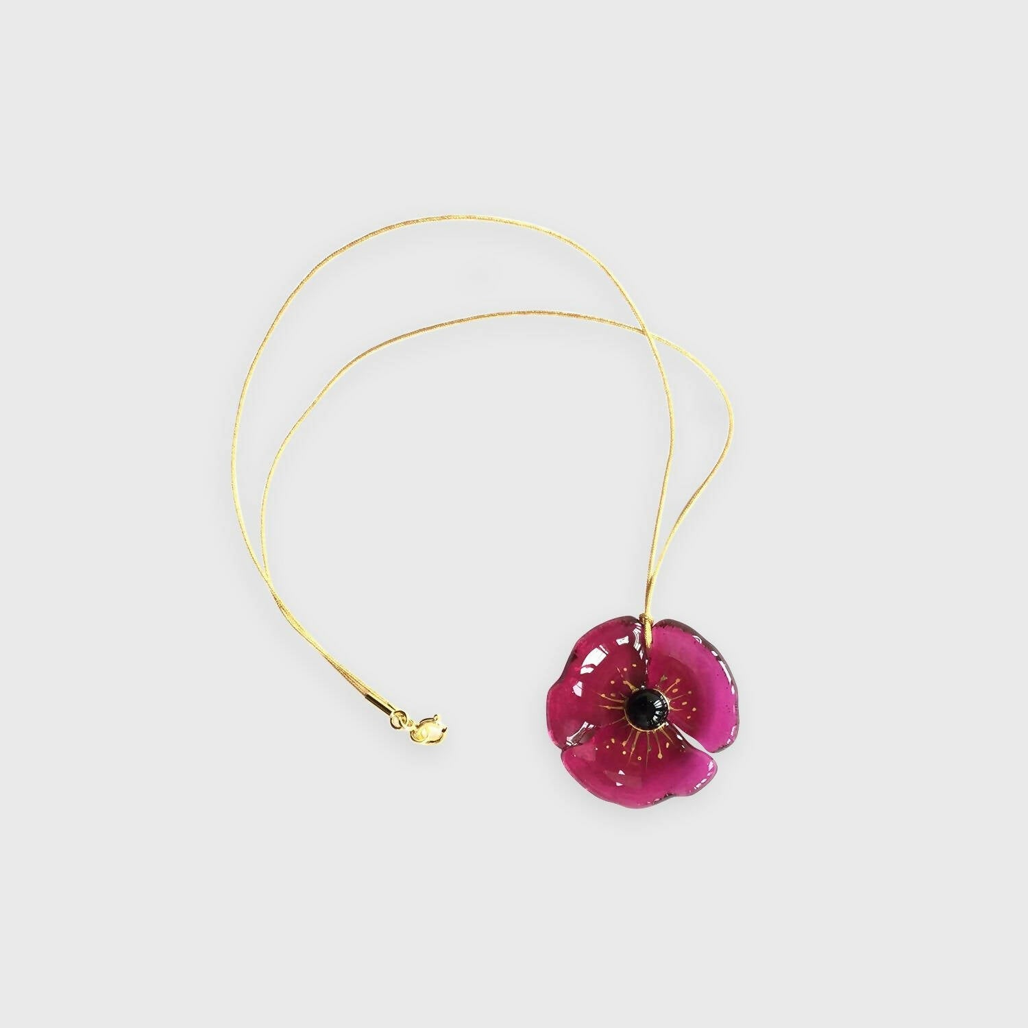 Pendentif COQUELICOT rose profond | EMPREINTES Paris