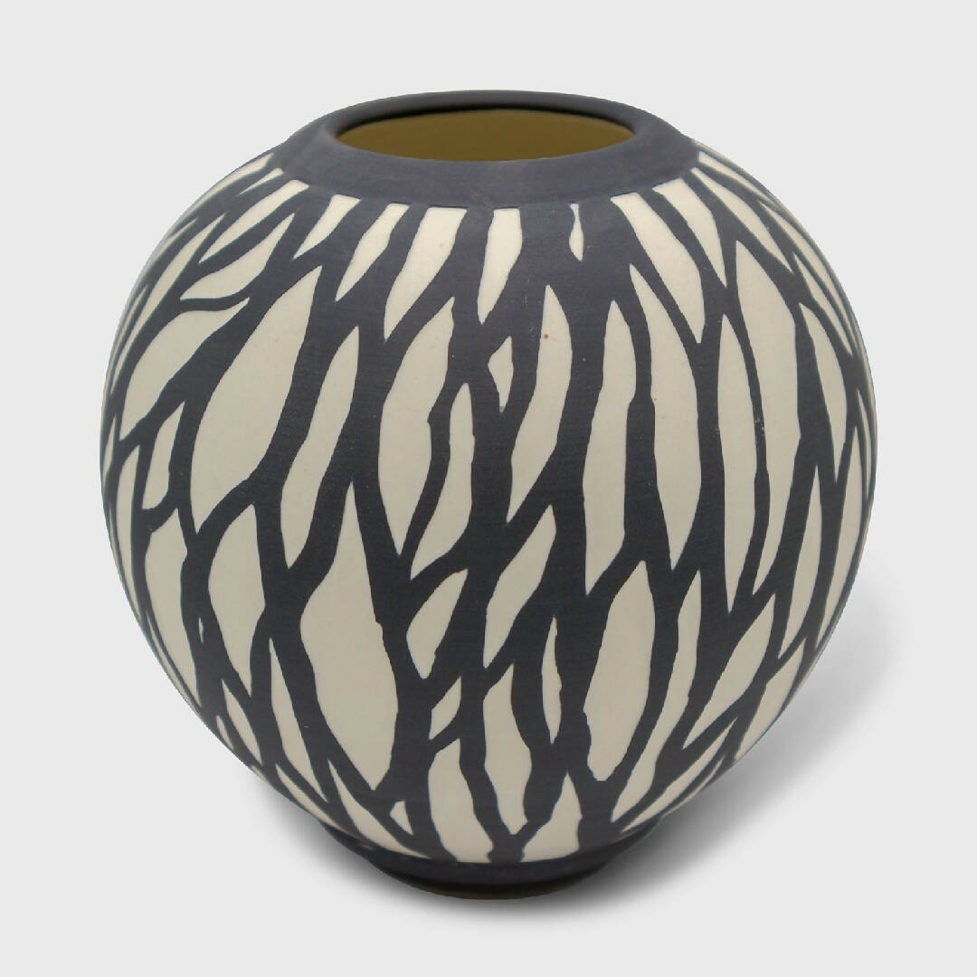 Vase porcelaine Lignes II | EMPREINTES Paris