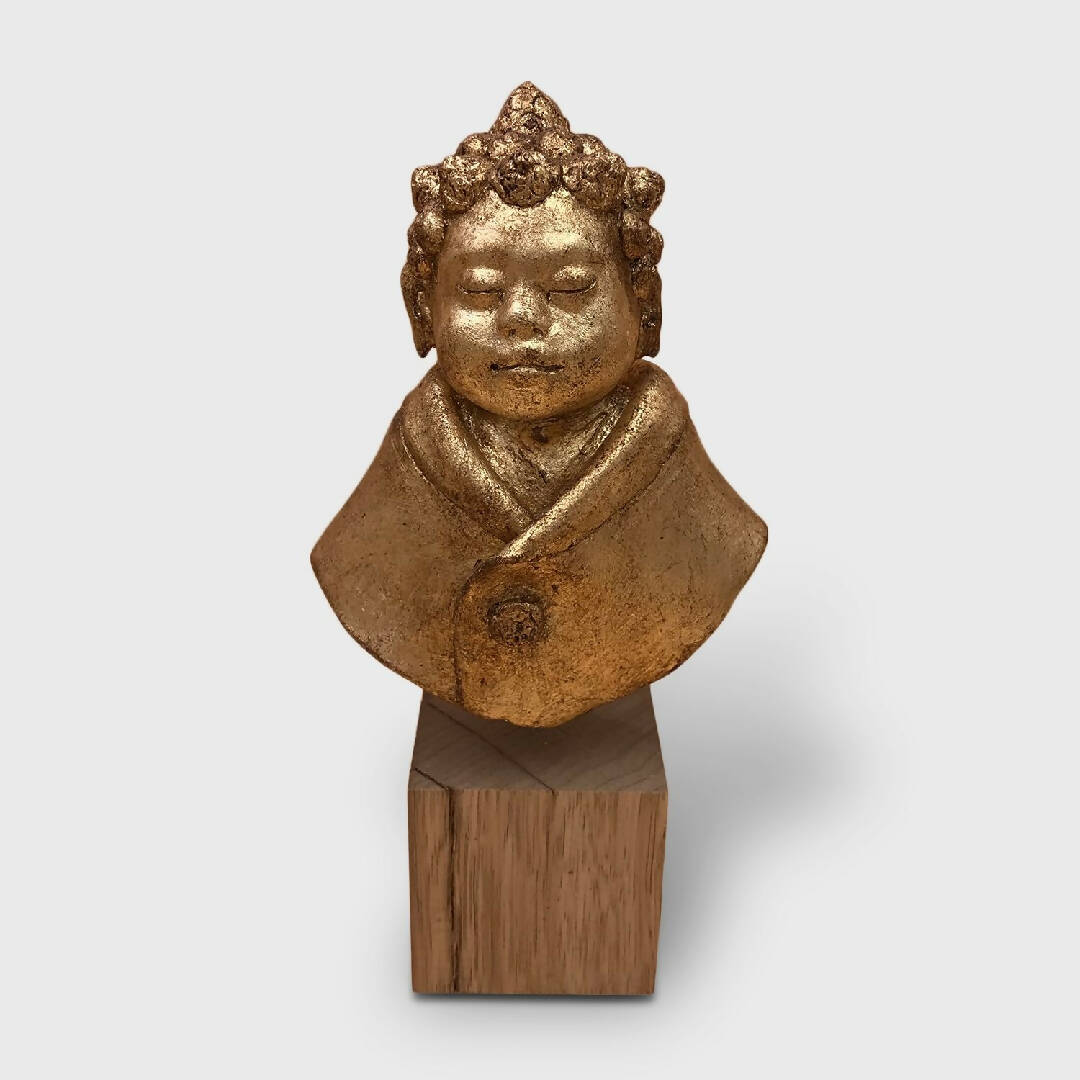 Sculpture APOO doré Little Bouddha | EMPREINTES Paris