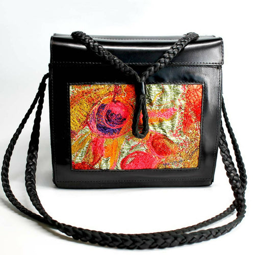 Sac GRAND PARIS noir brodé | EMPREINTES Paris - EMPREINTES Paris