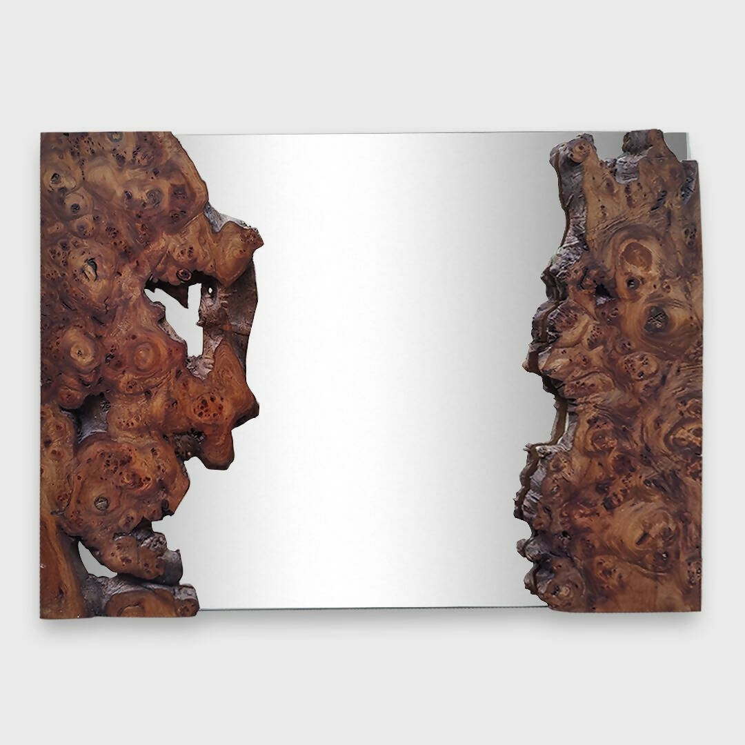 Miroir bois Loupe d