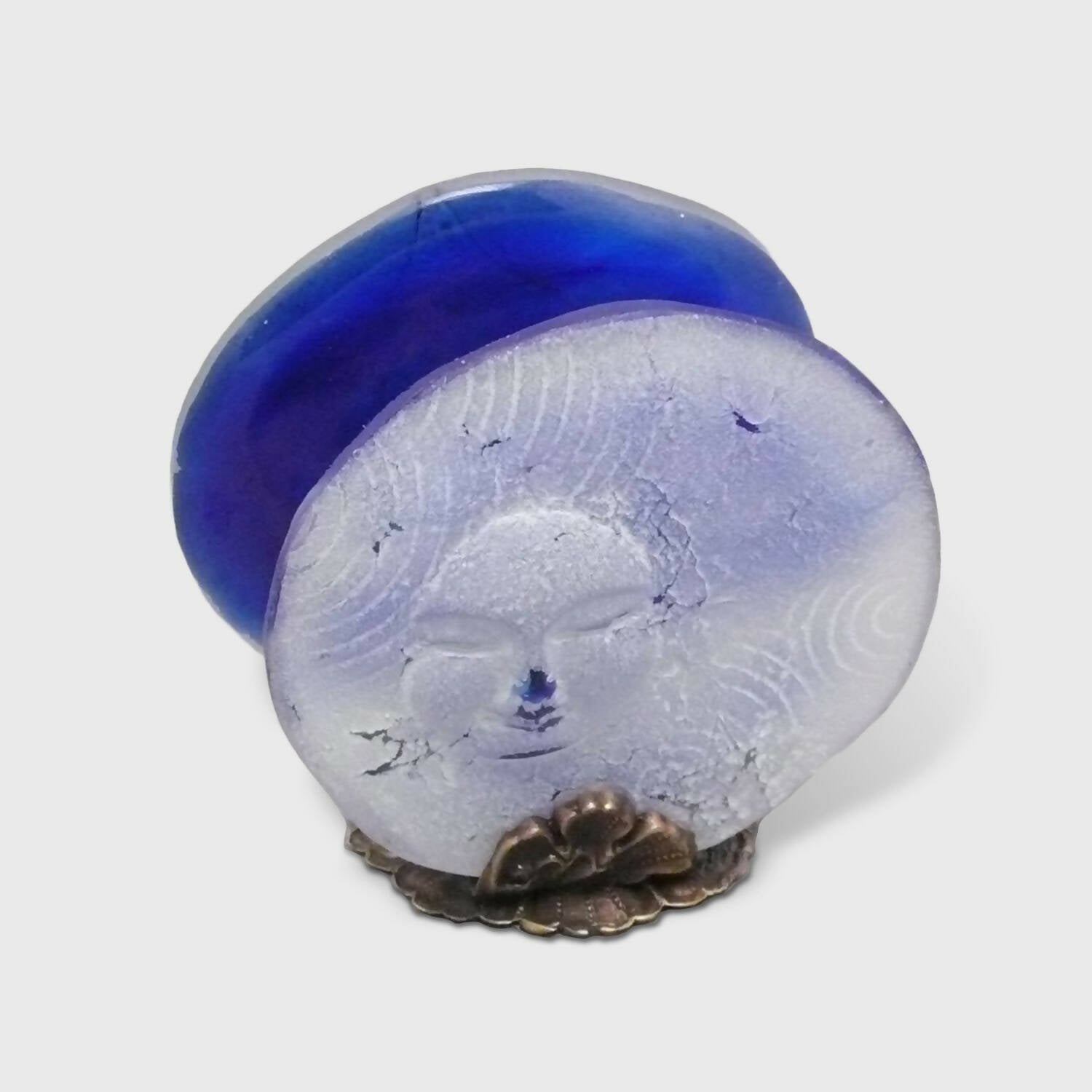 Porte-cartes visage bleu | EMPREINTES Paris