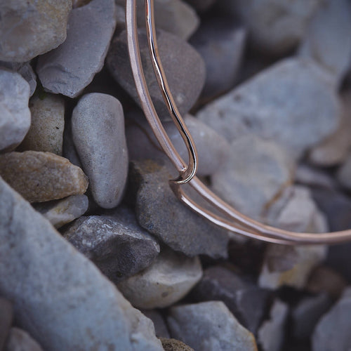 Collier Double Lien d'Amour plaqué or rose | EMPREINTES Paris - EMPREINTES Paris