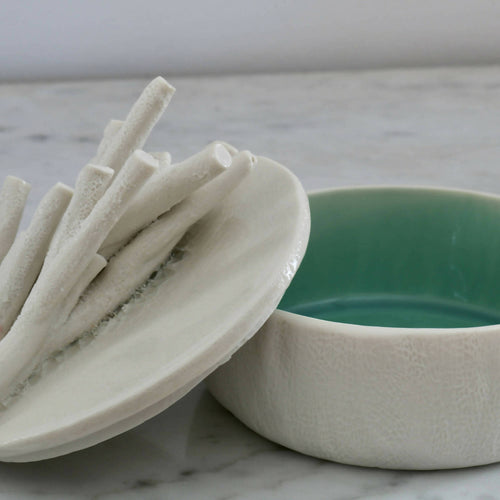 Boîte en porcelaine coraux | EMPREINTES Paris - EMPREINTES Paris