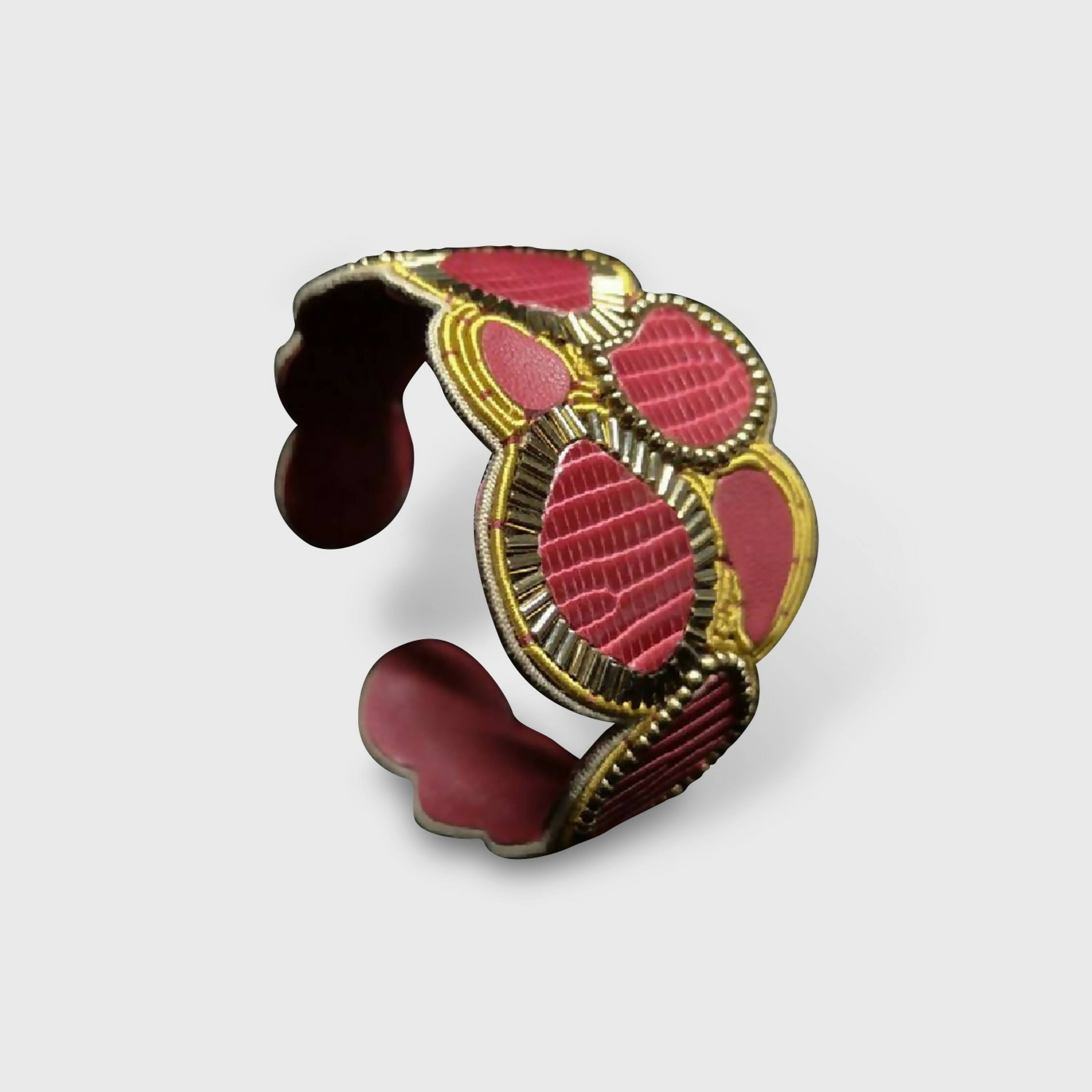 manchette_ava_bordeaux_capsule_doree copie | EMPREINTES Paris