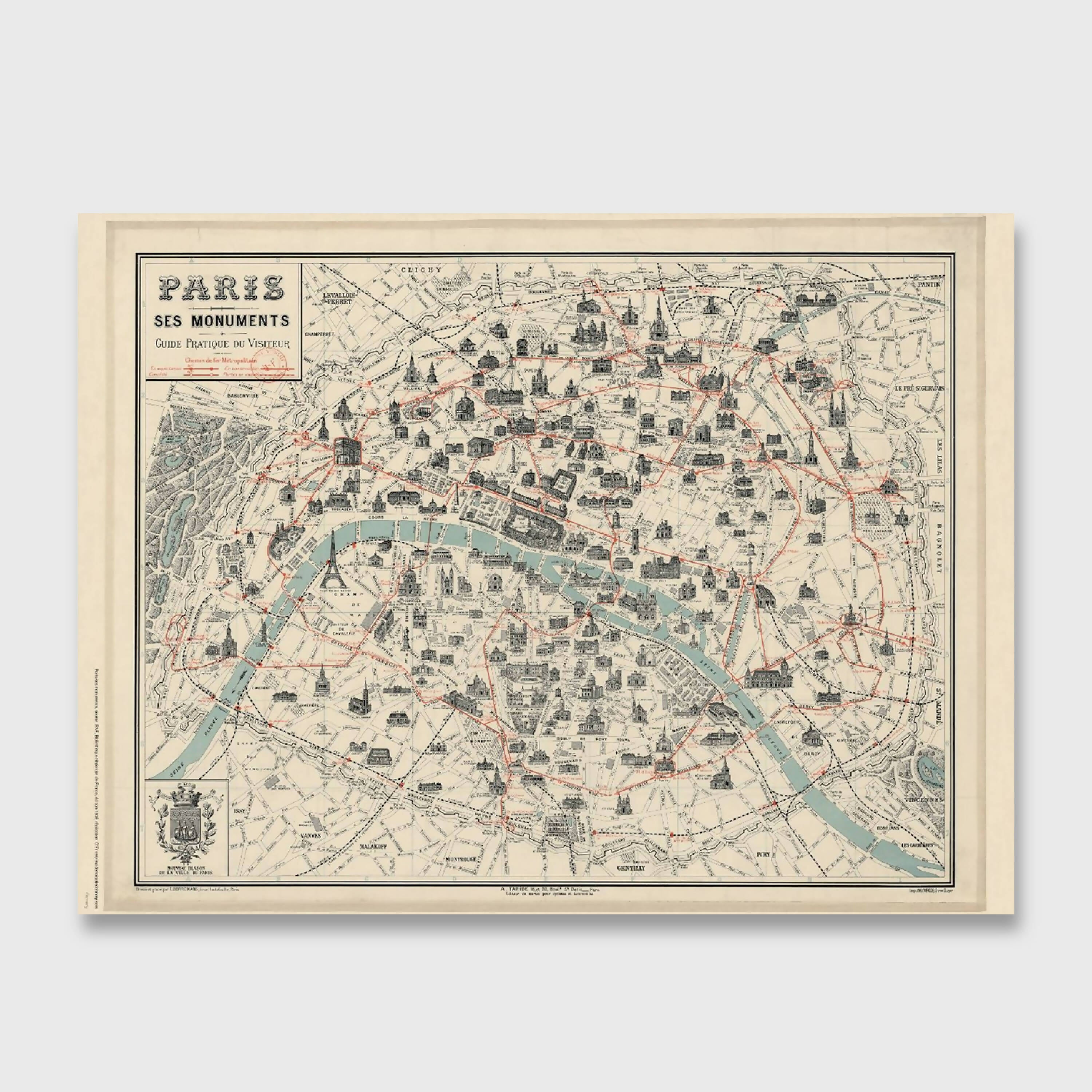 Nappe plan de Paris | EMPREINTES Paris | EMPREINTES Paris
