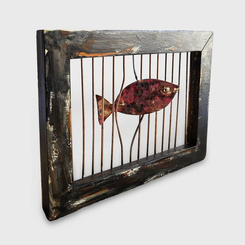 Sculpture Poisson pas en tôle | EMPREINTES Paris - EMPREINTES Paris