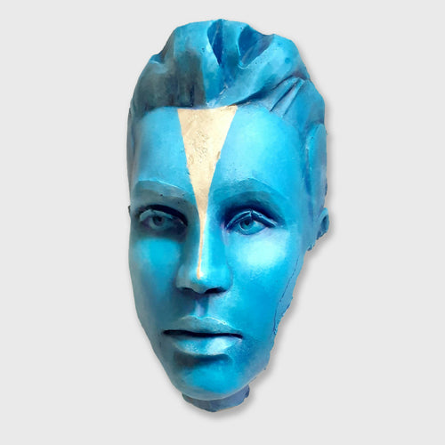 Sculpture murale HUMAN PARADOX bleu | EMPREINTES Paris - EMPREINTES Paris