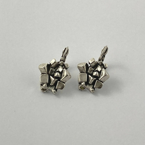 Boucles d’oreilles en étain Argentées 16 | EMPREINTES Paris - EMPREINTES Paris