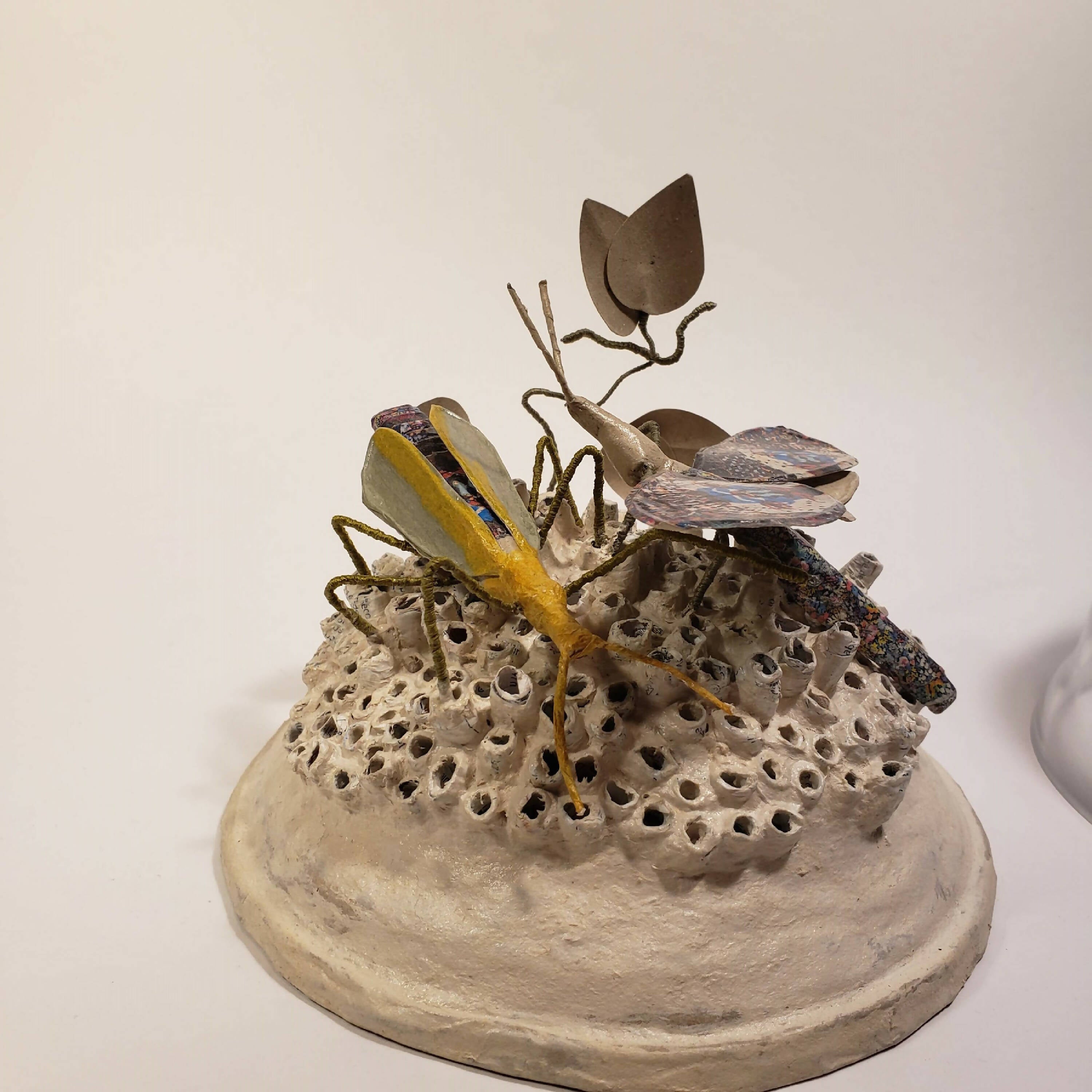 Sculpture en papier Jardin sous cloche | EMPREINTES Paris