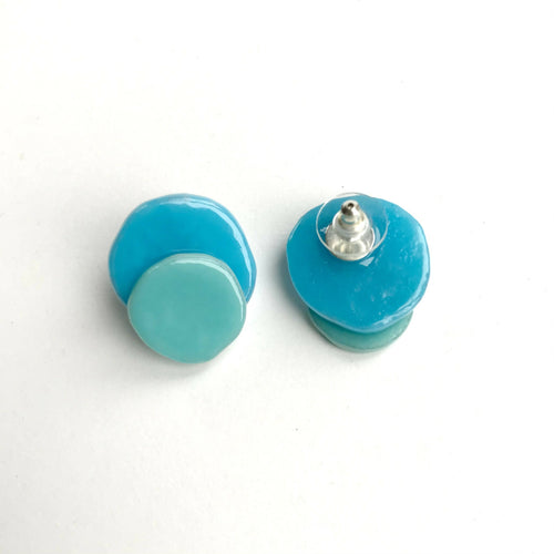 Boucles RICOCHET bleu vert | EMPREINTES Paris - EMPREINTES Paris