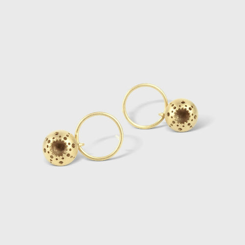 Boucles d'oreilles JARDIN SECRET - Vermeil (petites) | EMPREINTES Paris - EMPREINTES Paris