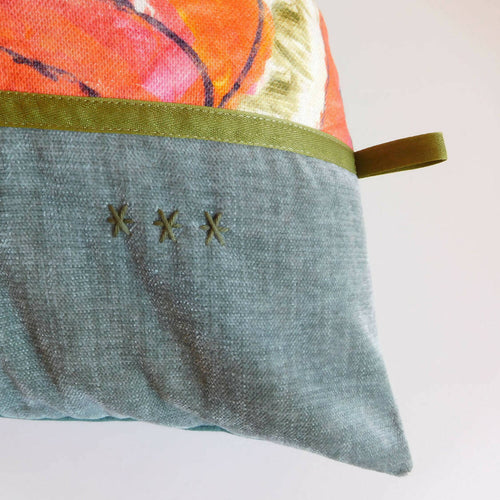 Coussin Lulli grand modèle bicolore | EMPREINTES Paris - EMPREINTES Paris