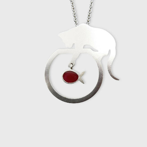 Collier chat et poisson rouge | EMPREINTES Paris - EMPREINTES Paris