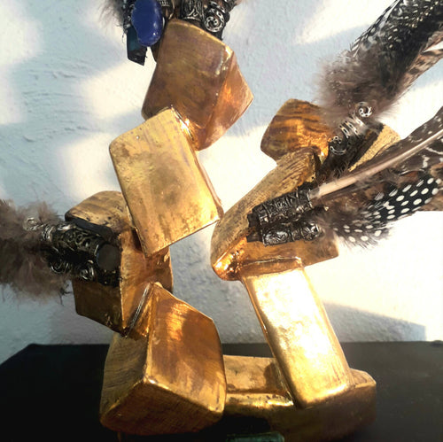 Sculpture OR+PLUMES-URCAGARY | EMPREINTES Paris - EMPREINTES Paris