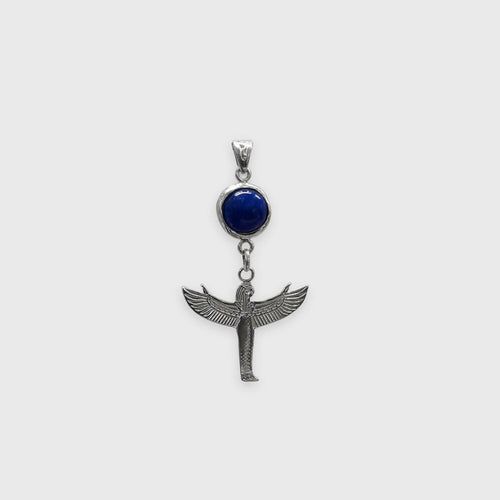 Pendentif Isis Lapis-Lazuli – L’envol - argent massif | EMPREINTES Paris - EMPREINTES Paris