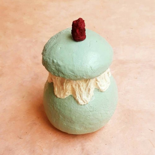 Grand choux à la crème en papier vert | EMPREINTES Paris - EMPREINTES Paris