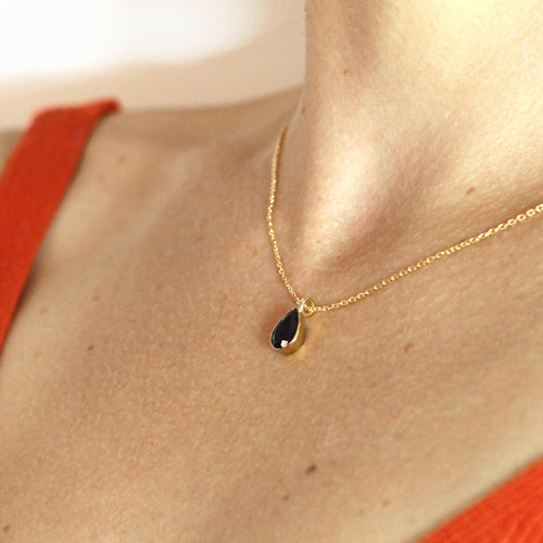 Collier poire Iolite | EMPREINTES Paris - EMPREINTES Paris