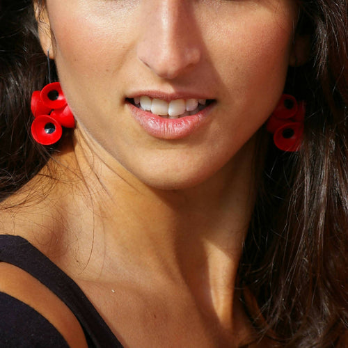 Boucles d'oreilles Coquelicots | EMPREINTES Paris - EMPREINTES Paris