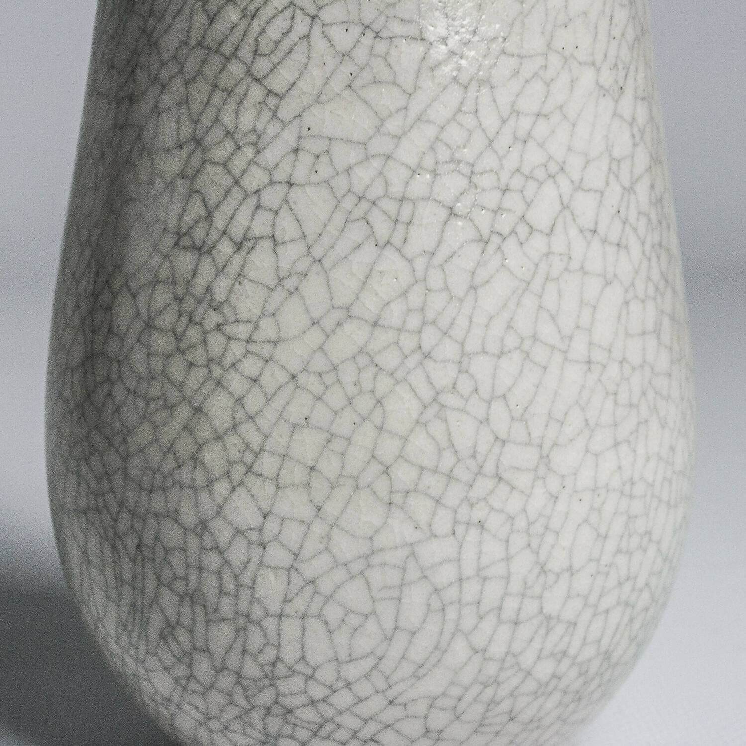 Vase Goutte noir et blanc craquelé - Réf: GouttesCRAQ03 | EMPREINTES Paris | EMPREINTES Paris