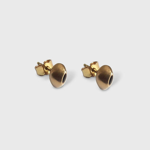 Boucles d'oreilles Bouton en or 18 K | EMPREINTES Paris - EMPREINTES Paris