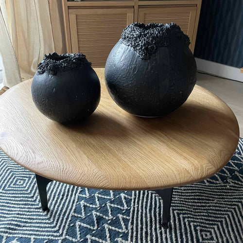 Pot sculpture Black Land | EMPREINTES Paris - EMPREINTES Paris