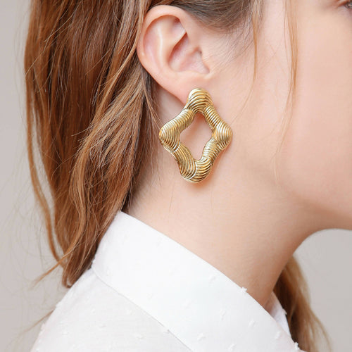 Boucles d'oreilles losanges | EMPREINTES Paris - EMPREINTES Paris