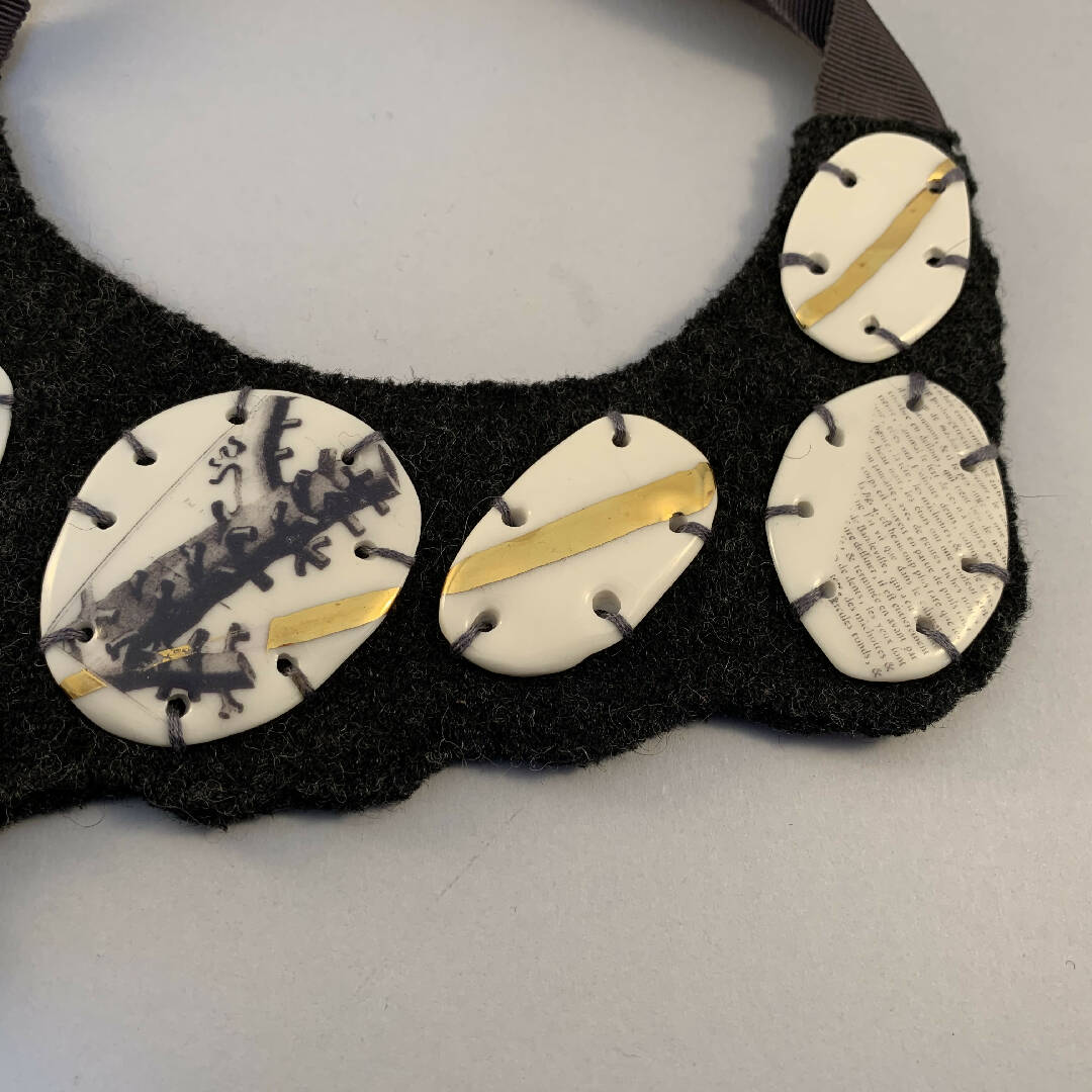 Collier Plastron Histoire naturelle | EMPREINTES Paris