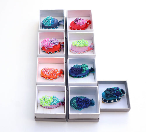 Broche camouflage Bleu nuit | EMPREINTES Paris - EMPREINTES Paris