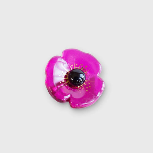 Bague FLEUR rose profond | EMPREINTES Paris - EMPREINTES Paris