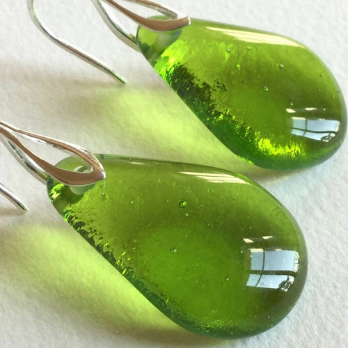 Boucles d'oreilles Gouttes Vert printemps | EMPREINTES Paris - EMPREINTES Paris