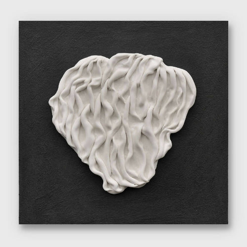 Bas relief tableau porcelaine collection nature L'amour à la plage | EMPREINTES Paris - EMPREINTES Paris